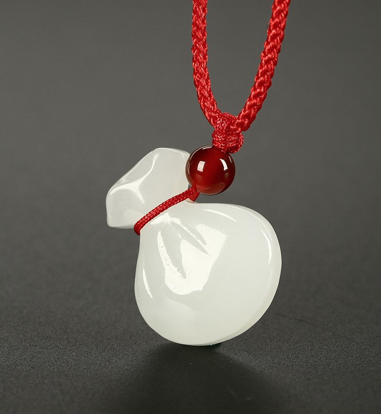 凤禧 天然和田玉福袋吊坠