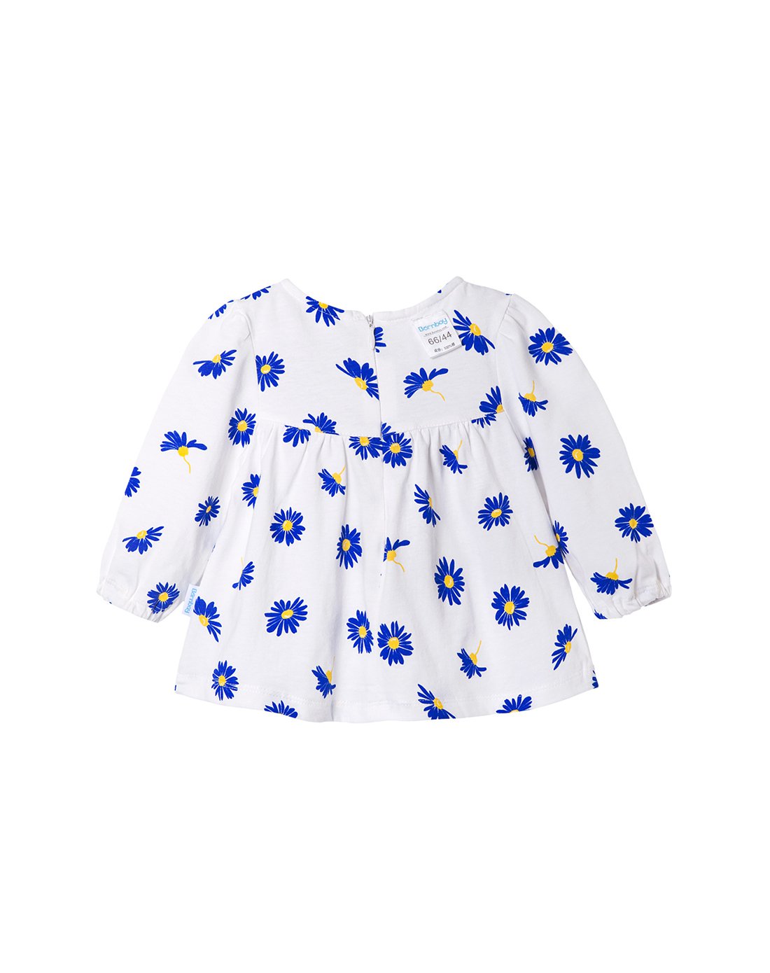 贝贝怡bornbay特卖旗舰店女童宝宝春秋婴儿衣服纯棉高腰甜美上衣娃娃