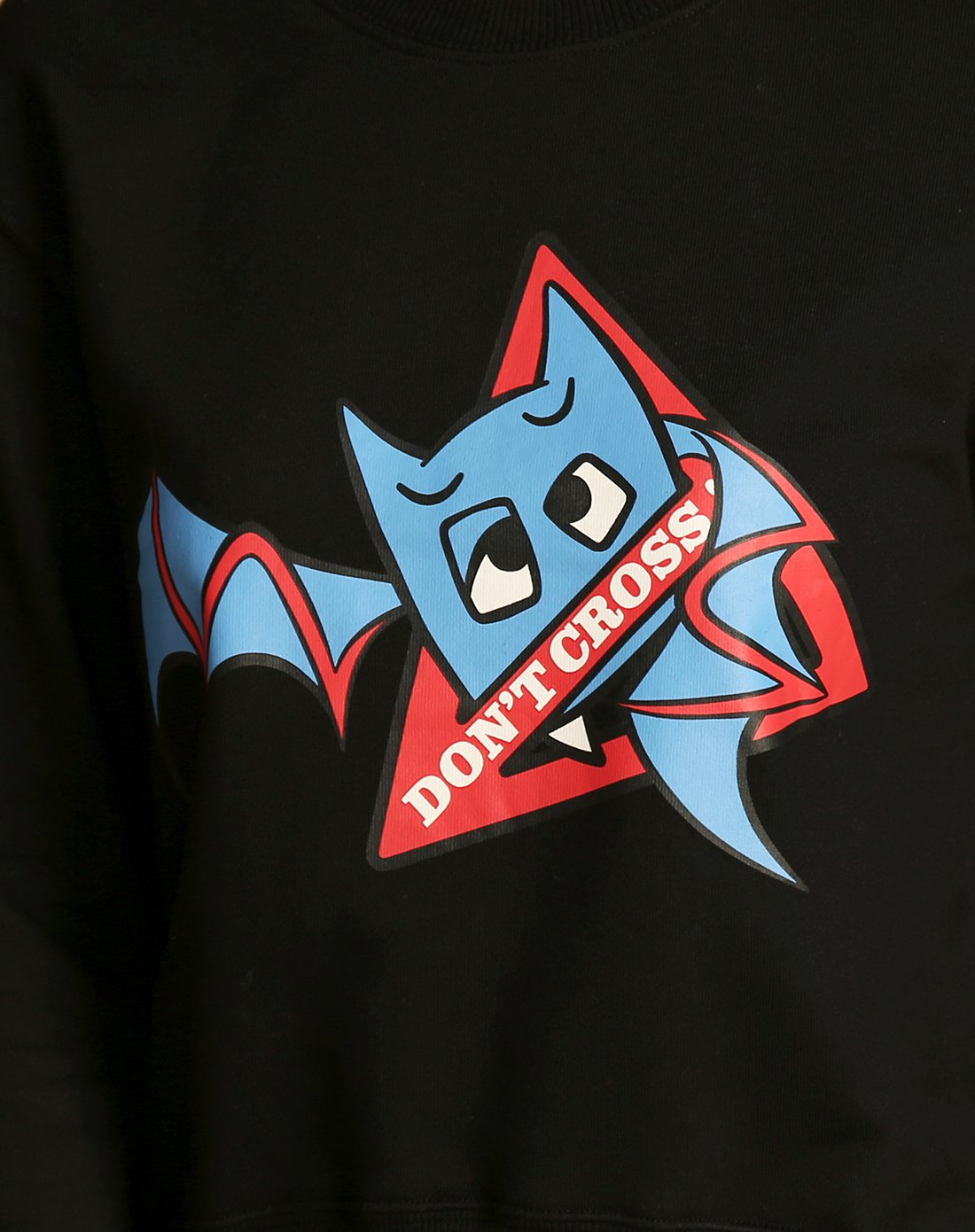 wowtee潮牌男女士蝙蝠印花圆领卫衣黑色wt-tx040-2-01_唯品会