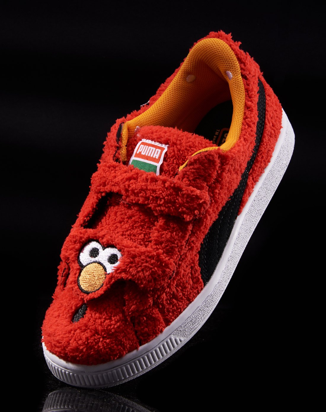 耐磨缓震 中性小中童红色运动鞋 芝麻街系列