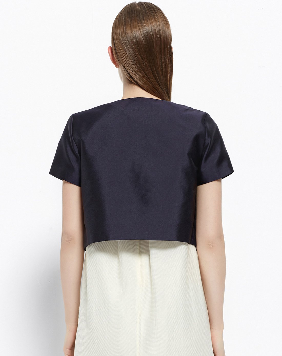 精致优雅小外套水墨蓝