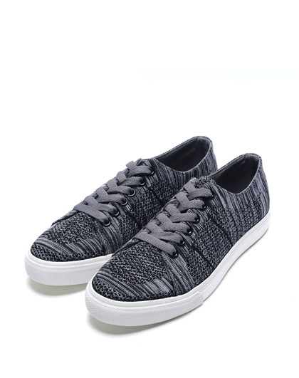 森马集团semir布鞋春季男款系带透气休闲平底单鞋