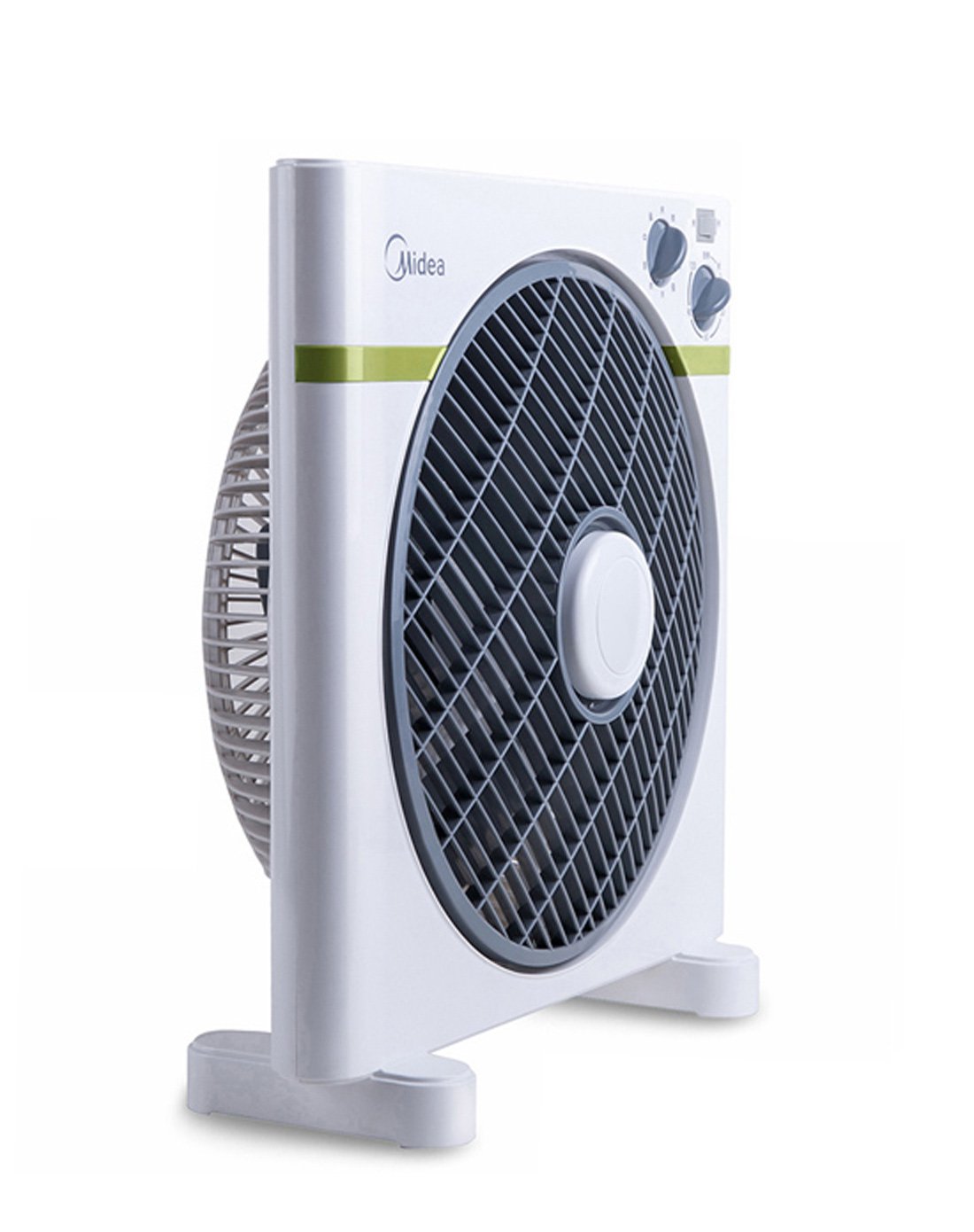 10寸五叶机械4档风速2h定时倾倒可断电鸿运扇灰色