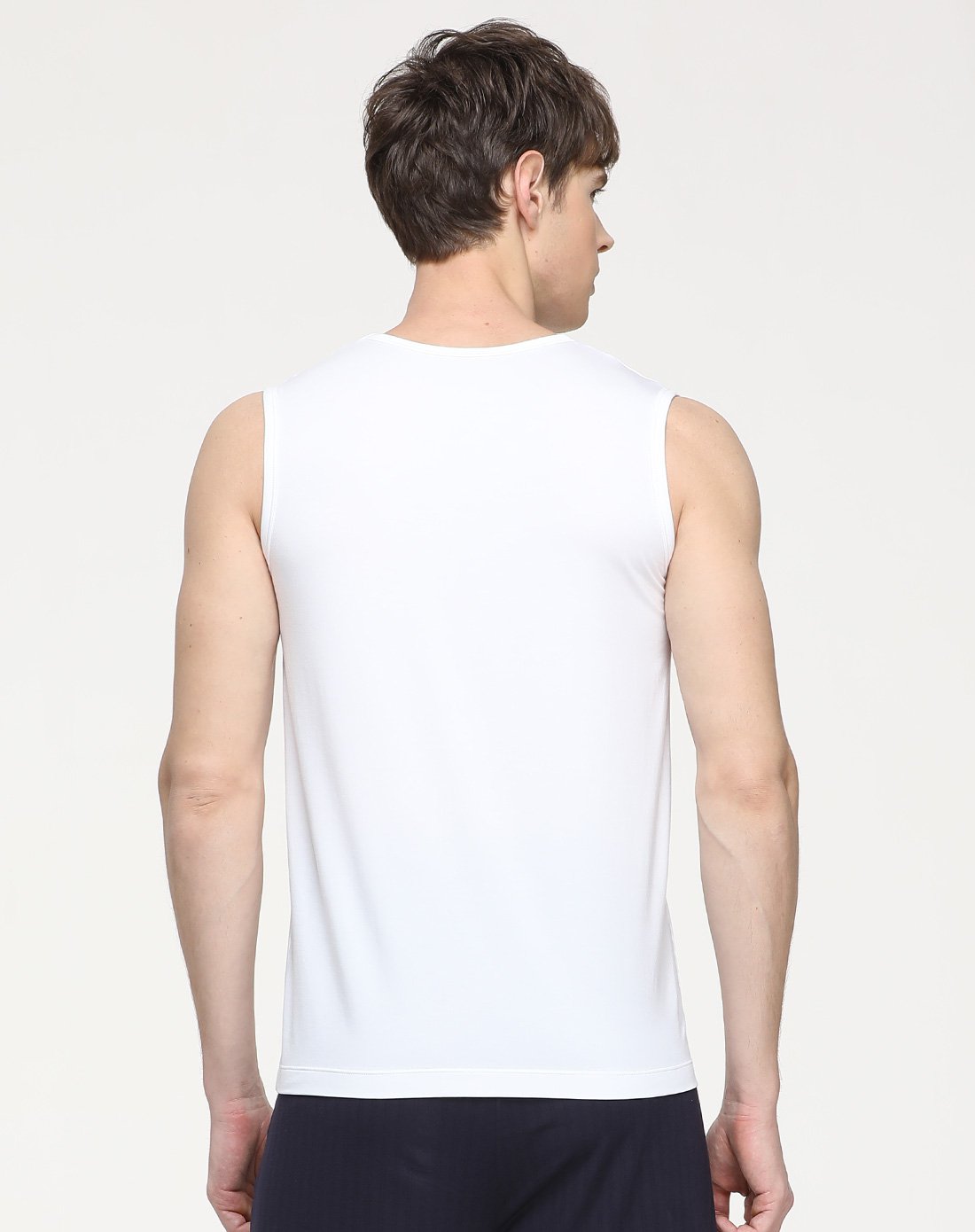 dv莫代尔柔软宽肩男基础背心运动汗衫男士打底背心