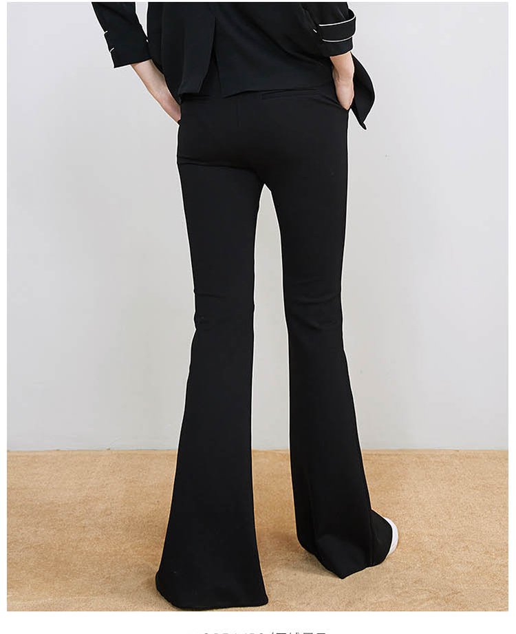 时髦开叉喇叭裤