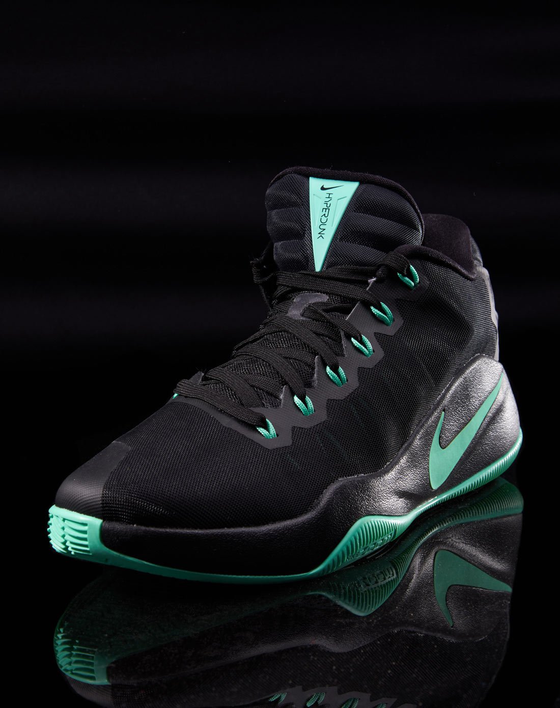 耐克nike hyperdunk 男款黑/绿篮球鞋 篮球系列