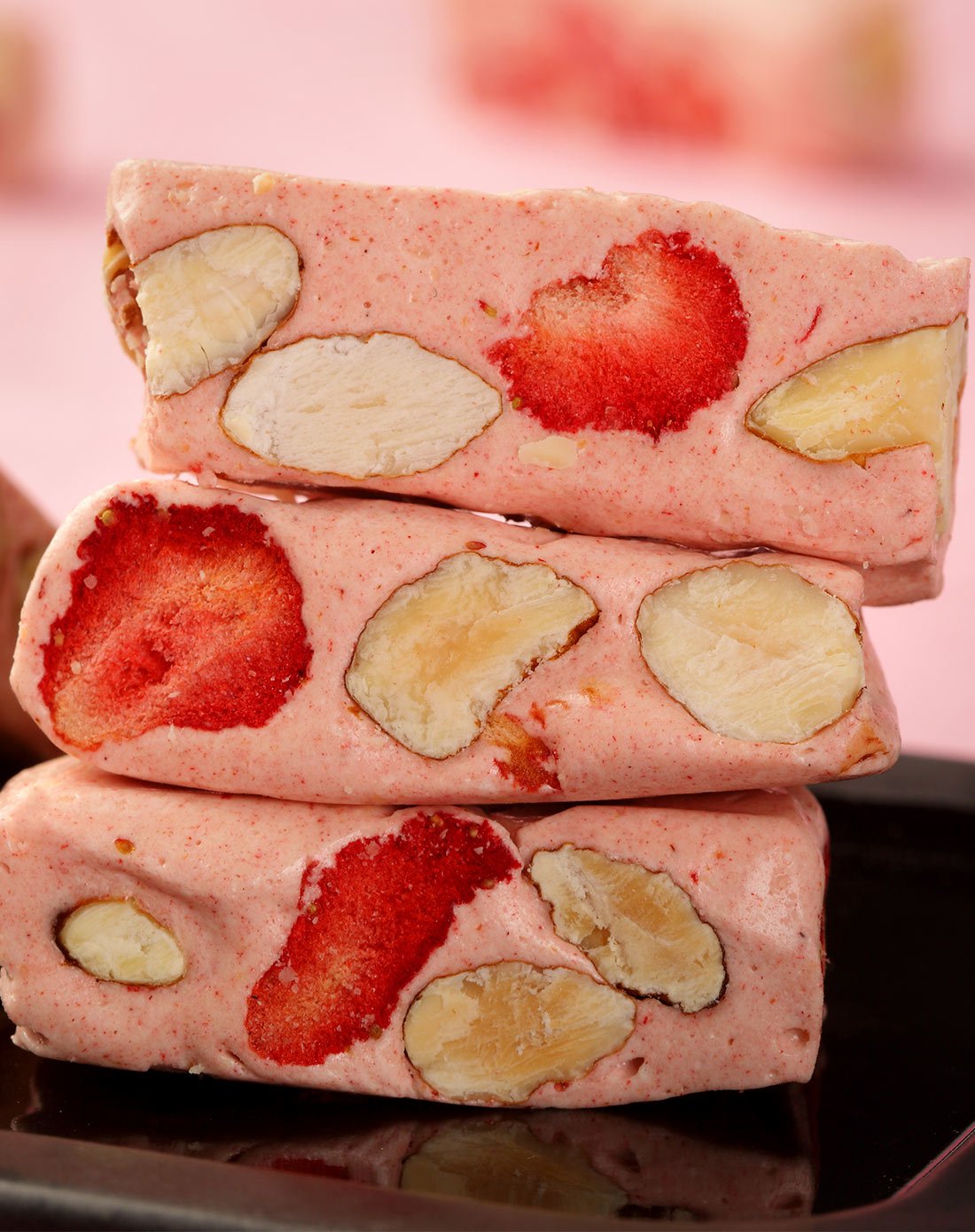 【直发】草莓牛轧糖350g盒装