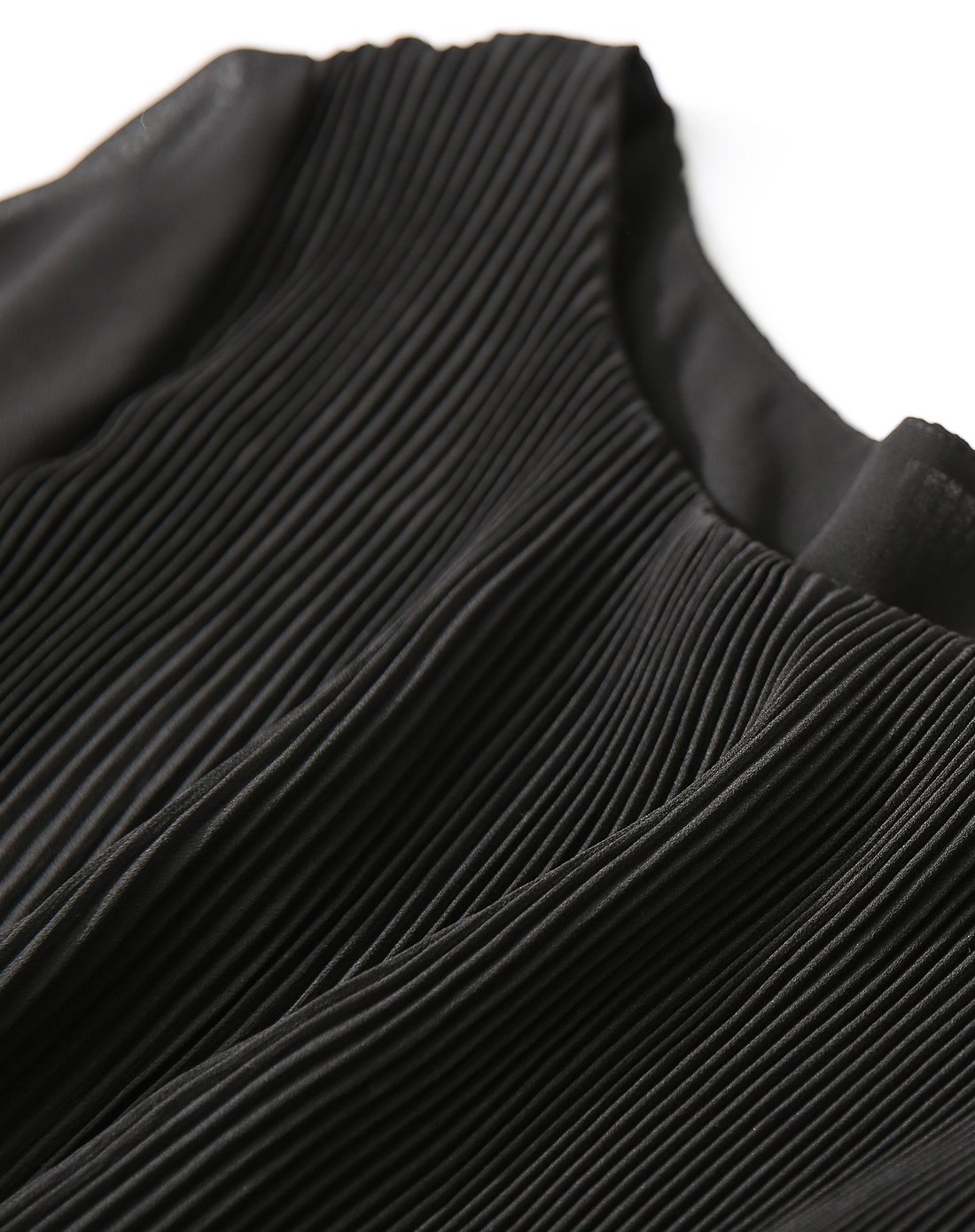 慕诗涵 多层次百褶蛋糕连衣裙黑色