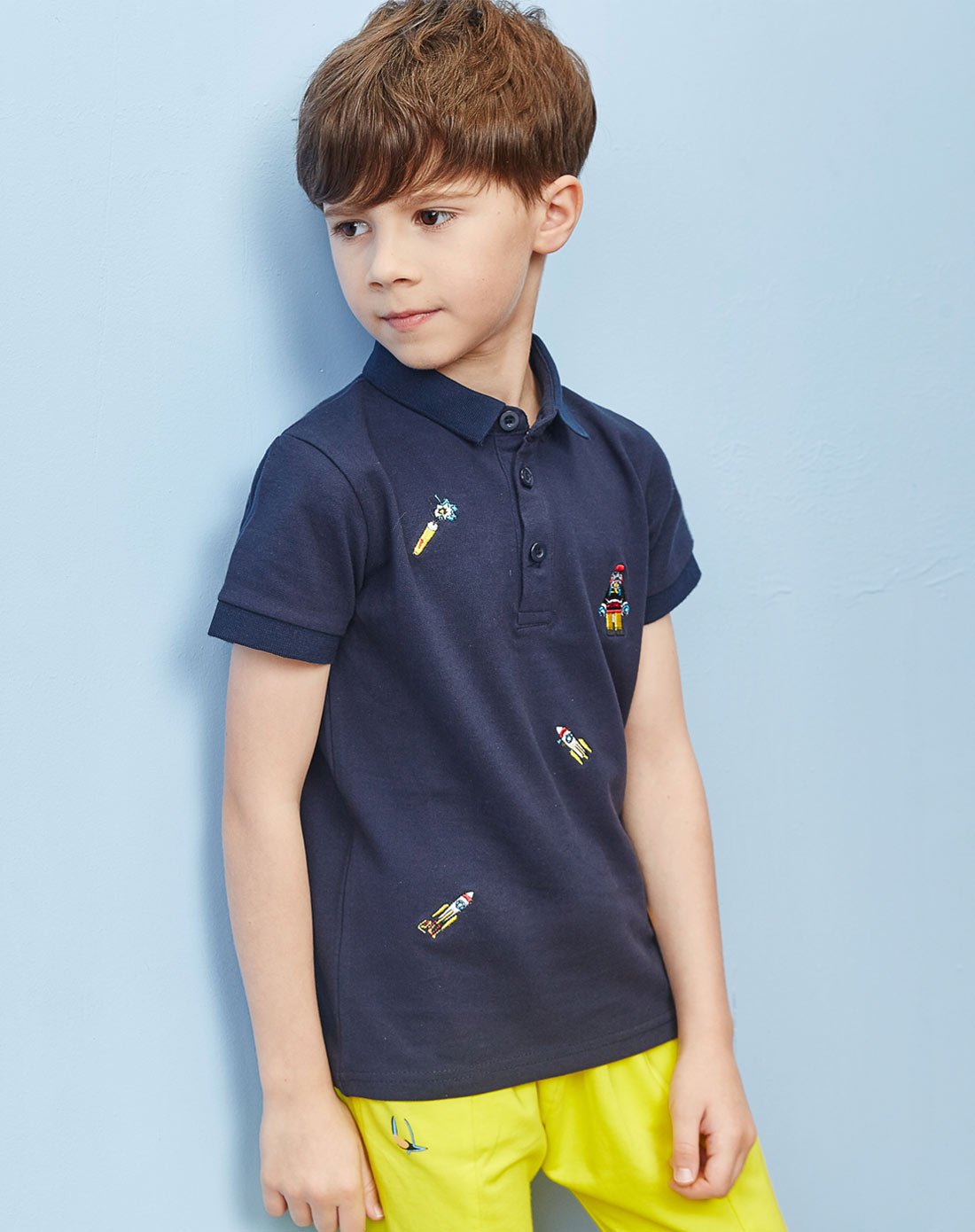 未来之星童装夏装2018新款男童短袖t恤