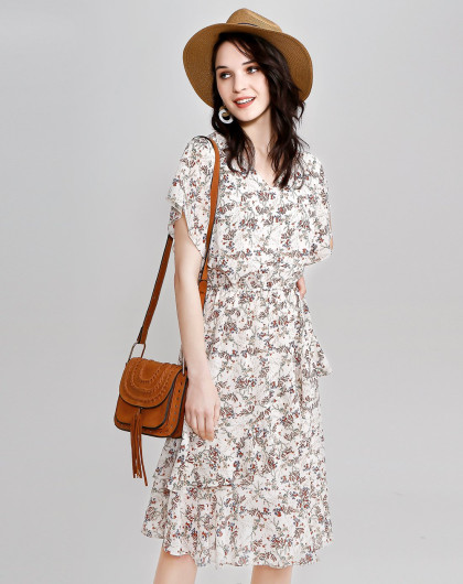 慕诗涵简美女装专场-华丽蜕变登陆唯品会 慕诗涵 经典田园风不规则