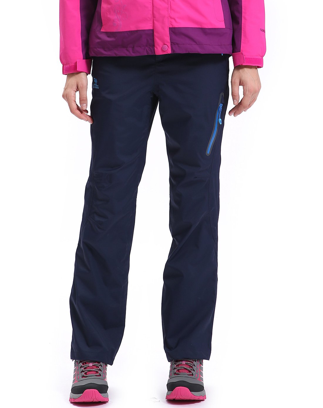 骆驼户外防风防寒耐磨防水 女款冲锋裤