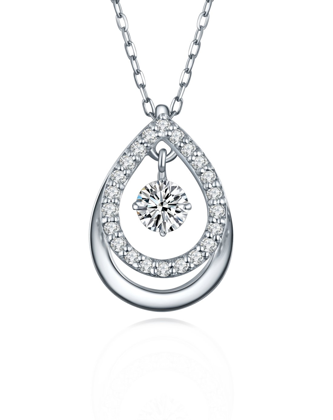 灵动系列 恋人之心18k钻石吊坠