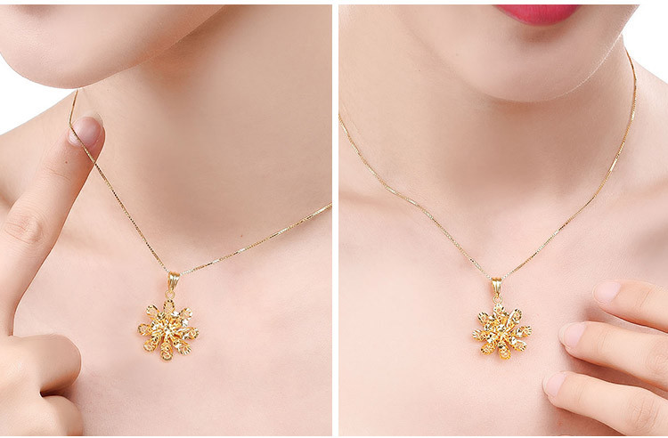 黛慕妮demone珠宝专场黛慕妮 18k金黄金吊坠母亲节礼物(不含项链)如图