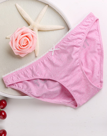 透气时尚简约女士中腰三角内裤宝蓝色 运费 (订单满288免运费) 颜色