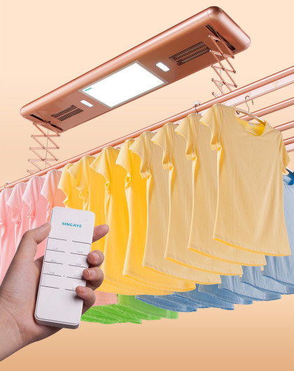 【免费安装终身售后】烘干 消毒2.4米主杆晾衣机晾晒架升降阳台晾衣架