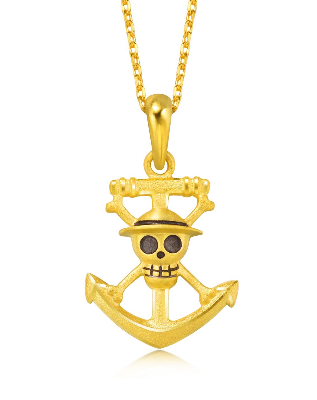 周生生黄金(足金)one piece船锚吊坠 (不含项链) 定价