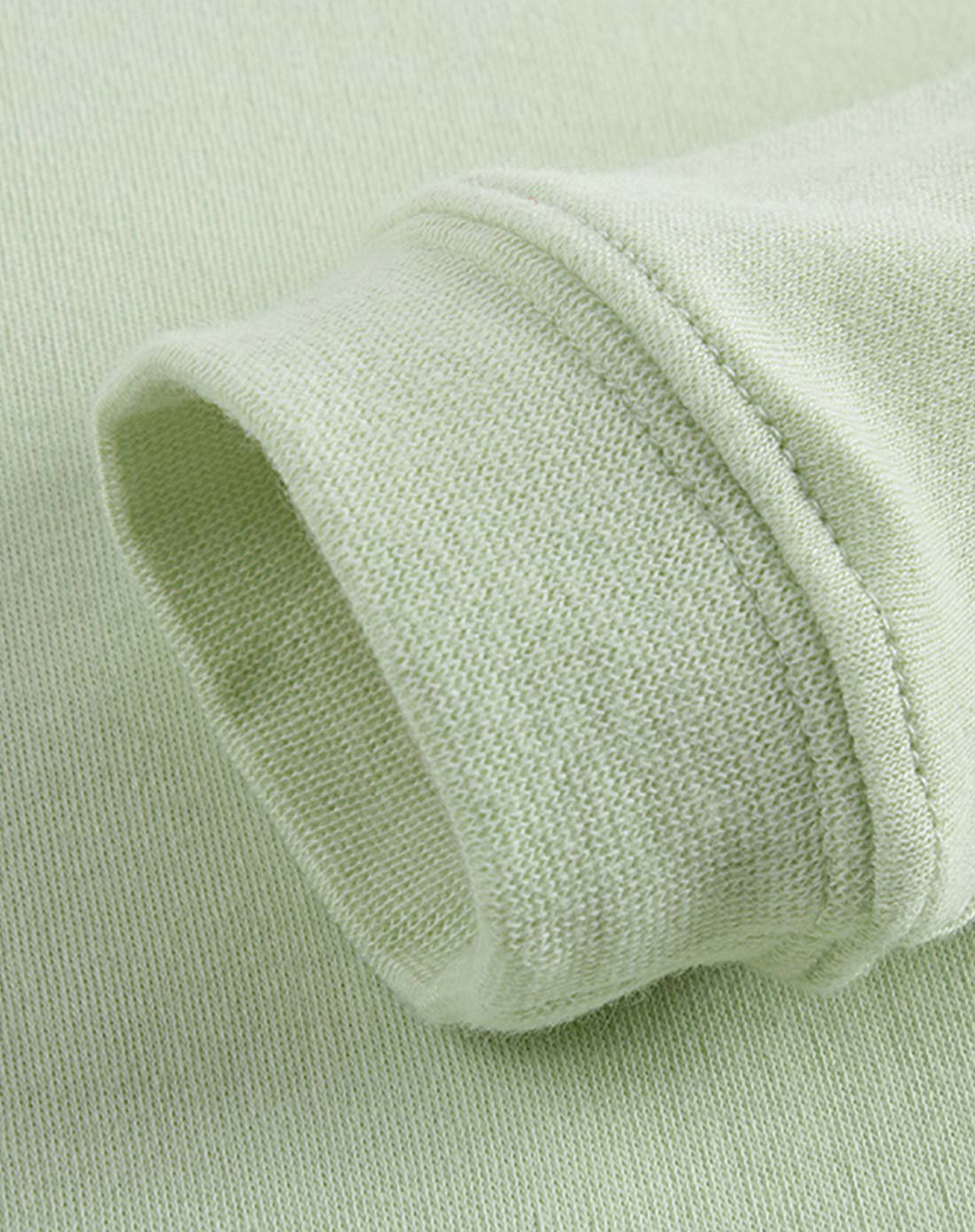 女童舒肤软棉半高领长袖内衣套