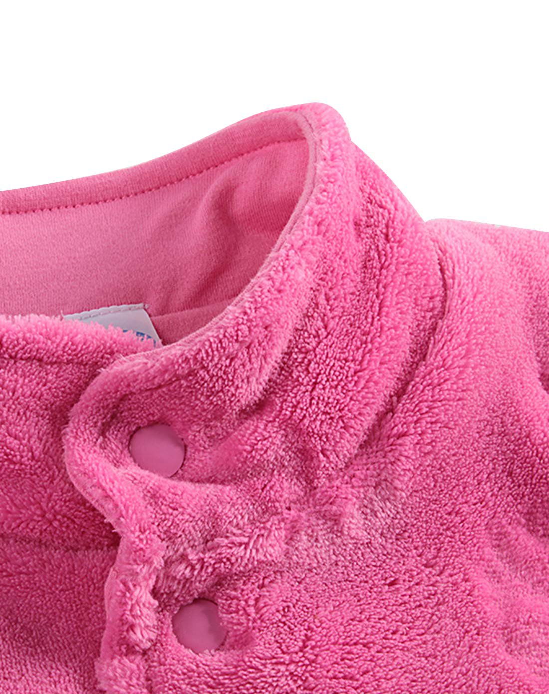 中性剪花珊瑚绒复舒肤软棉少儿背心