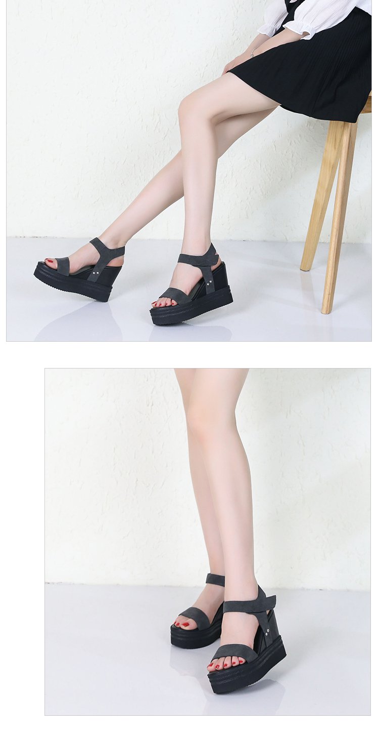 森林公主forest princess坡跟厚底一字带休闲凉鞋ff1cc21c051204_唯品