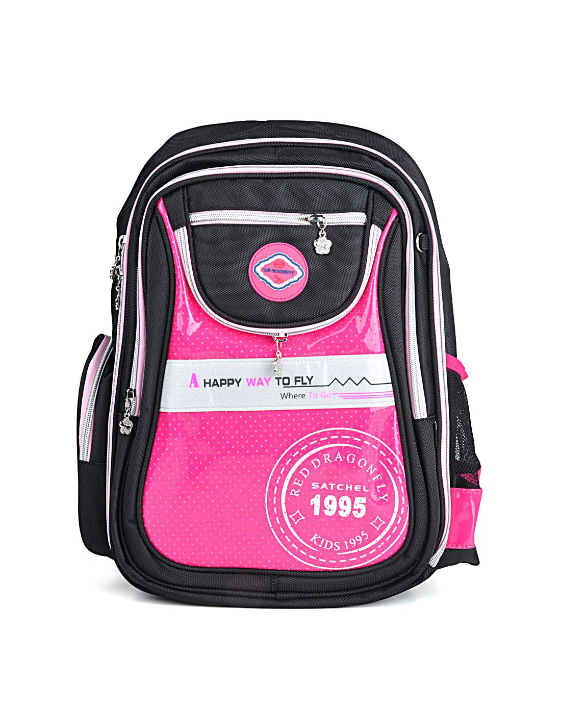 粉红色休闲书包