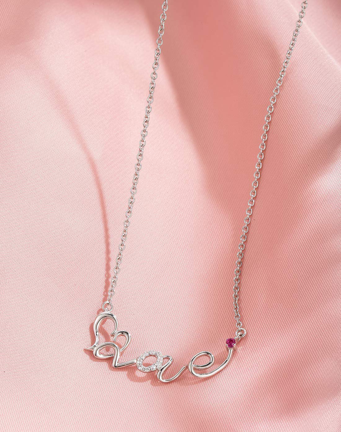 love系列 s925银字母项链