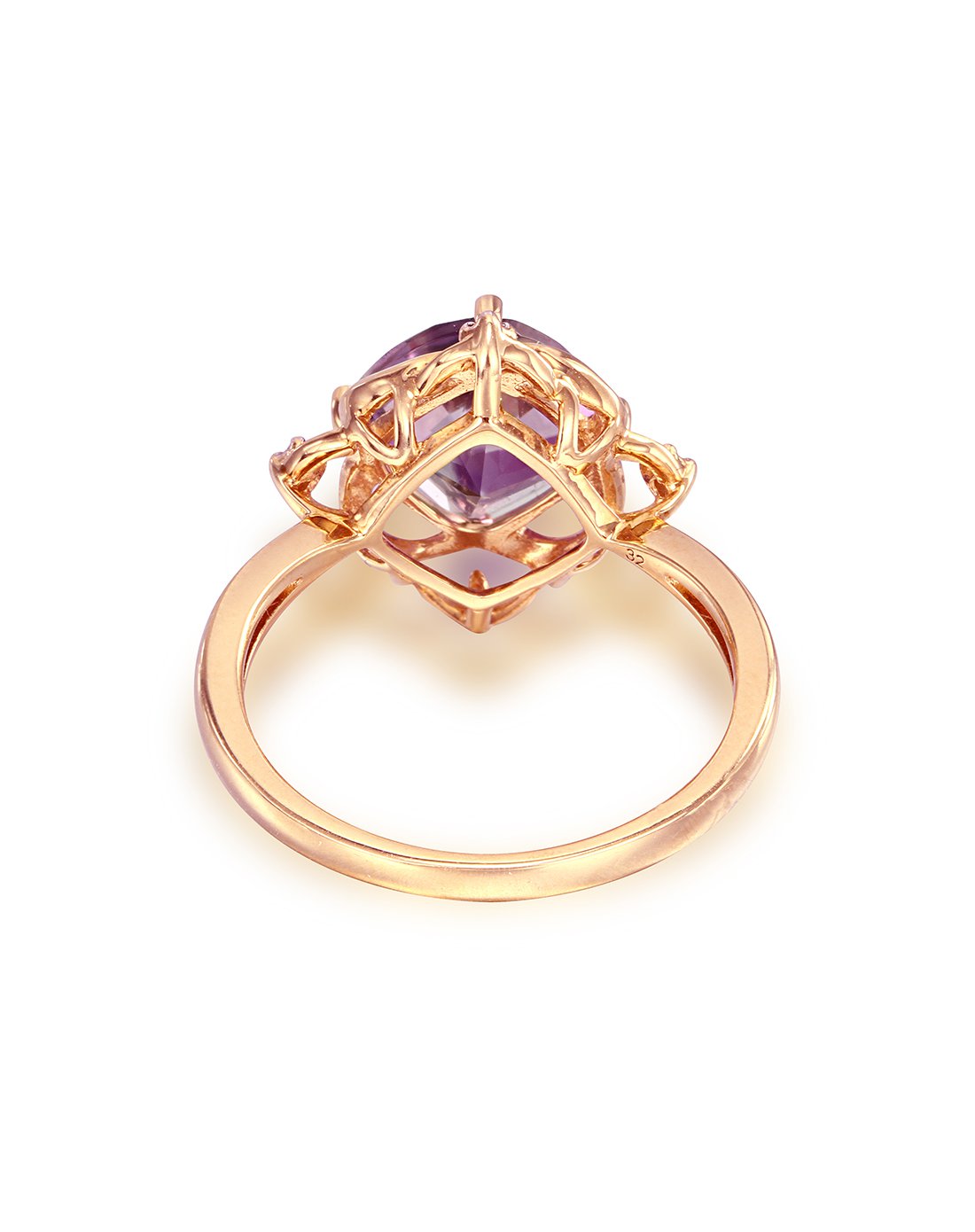 enzo 经典彩宝 18k金(红)紫晶戒指