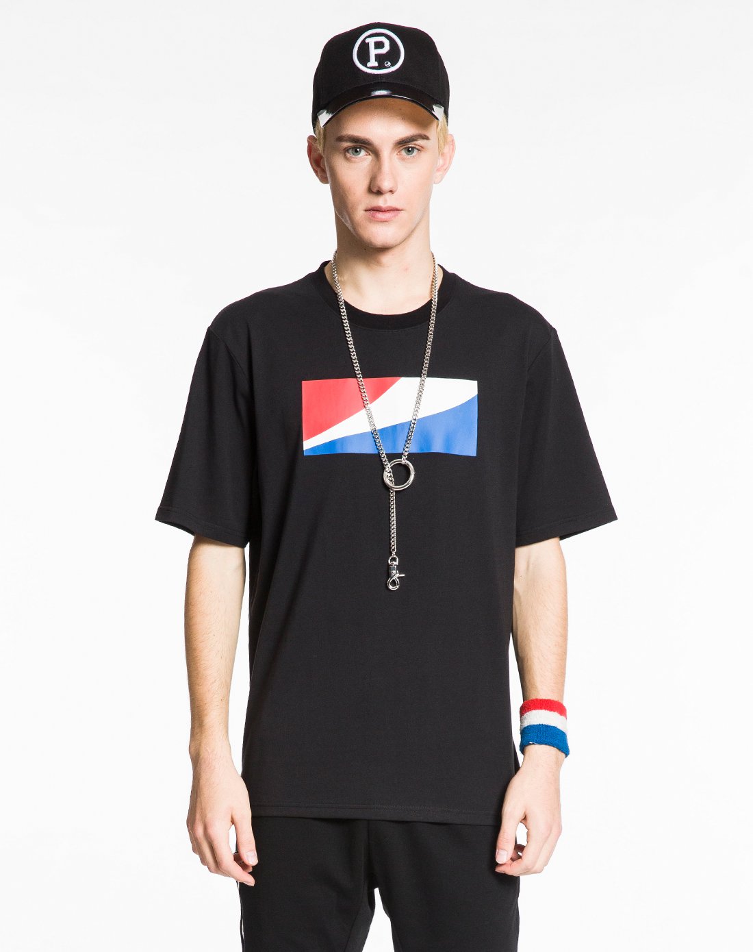 pepsi百事联名系列 男款时尚经典短袖t恤