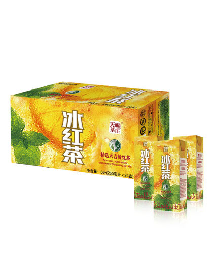 天喔茶庄冰红茶(利乐)250ml*24