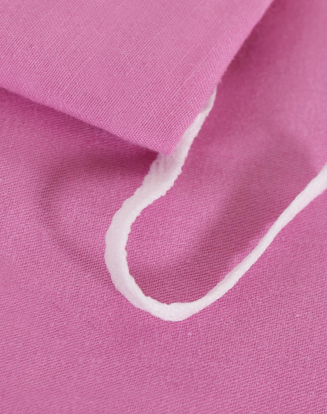 全棉活性纯色四件套-豆沙色