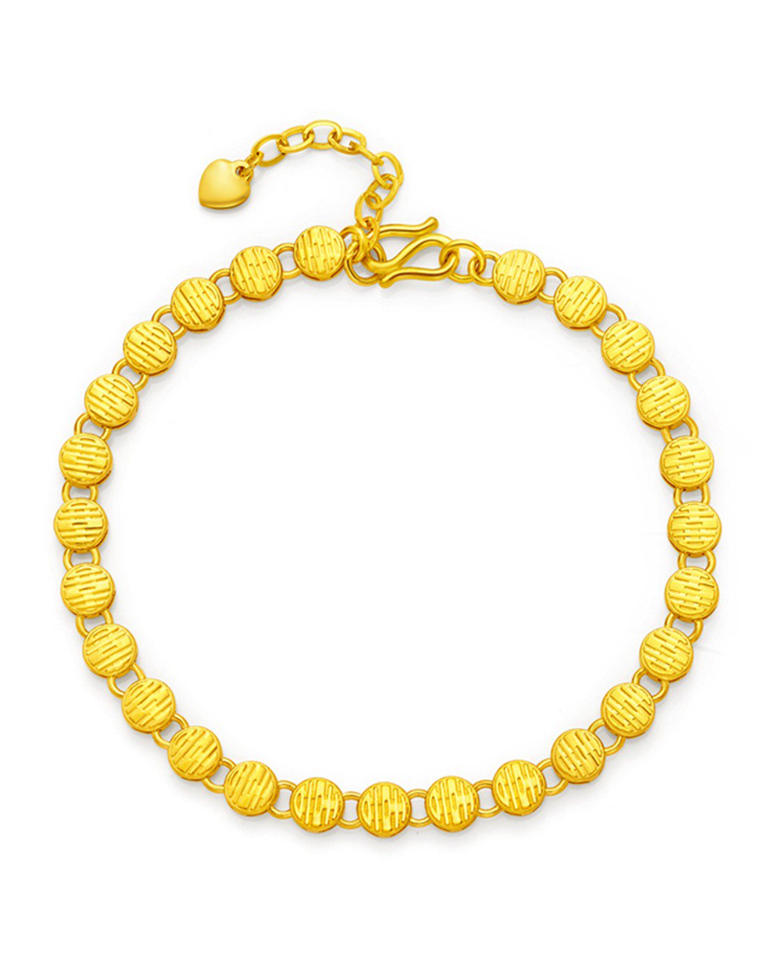 周大福 千金嫁妆 囍福 黄金手链