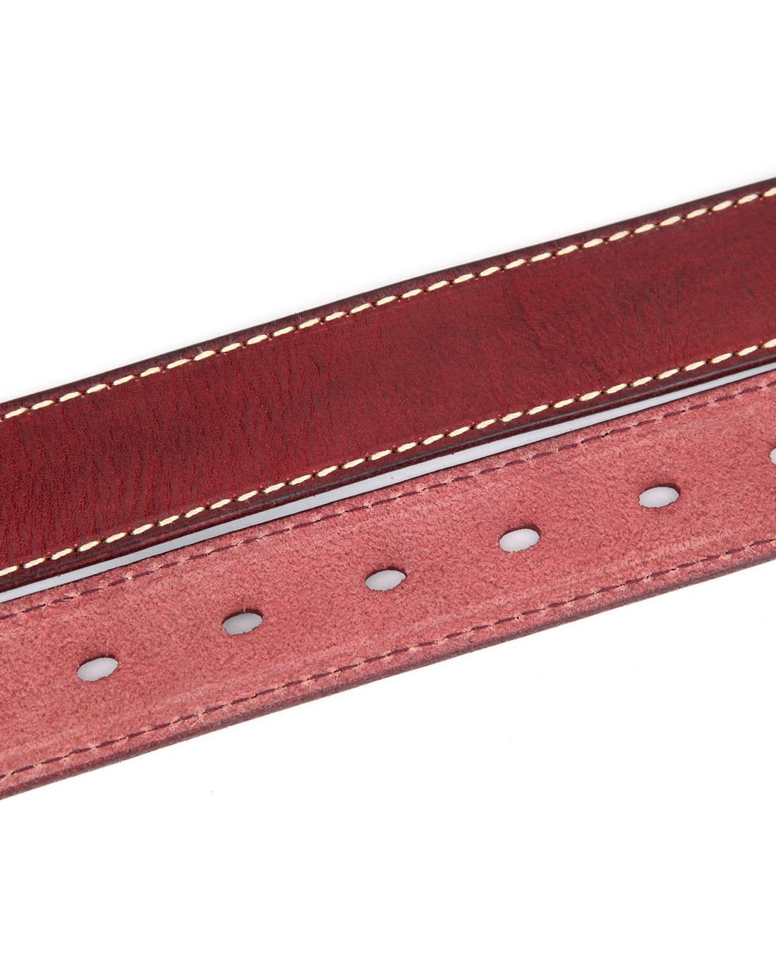 进口植鞣皮铜扣复古腰带真皮女式皮带