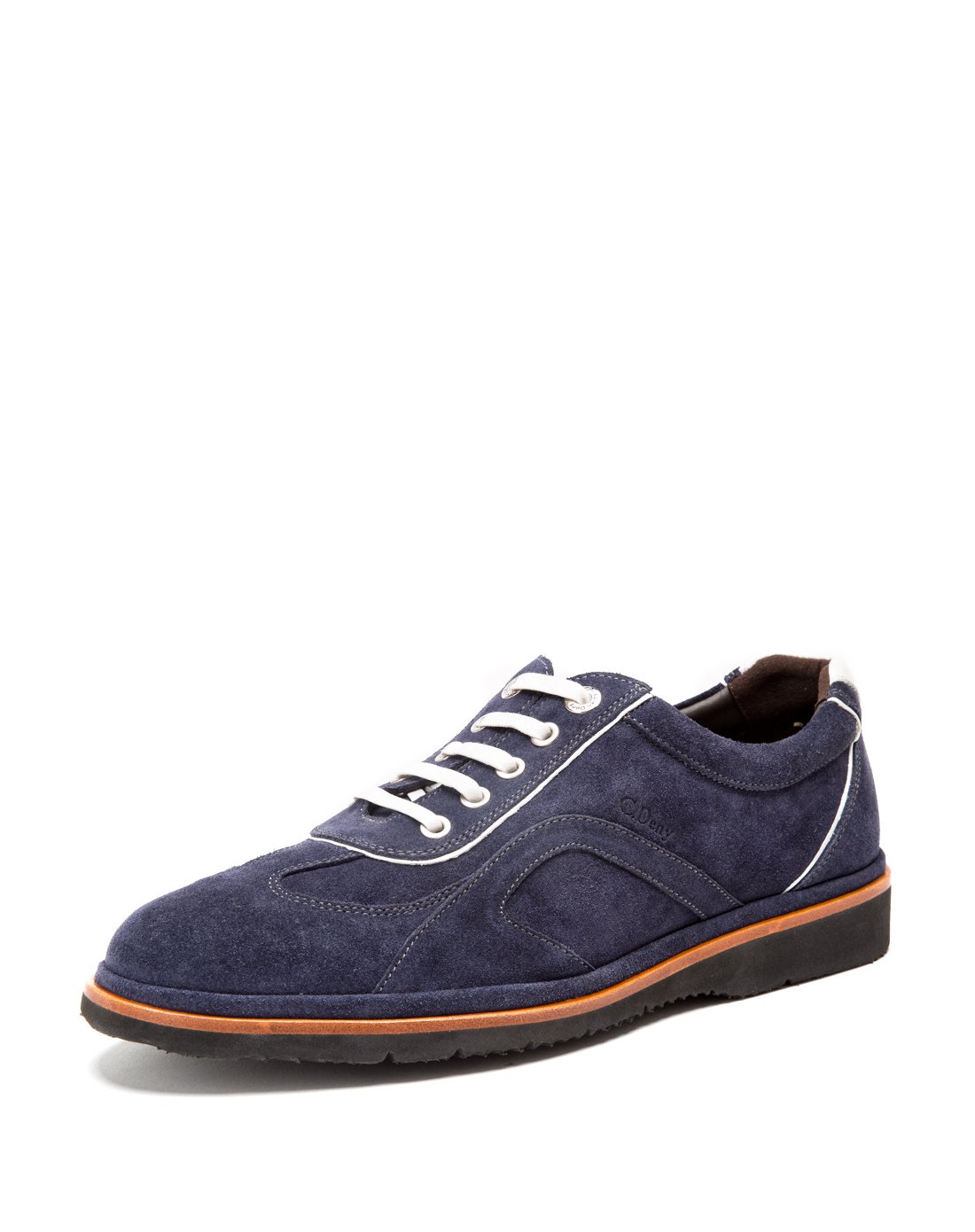 cdeny 牛反绒系带休闲加州鞋