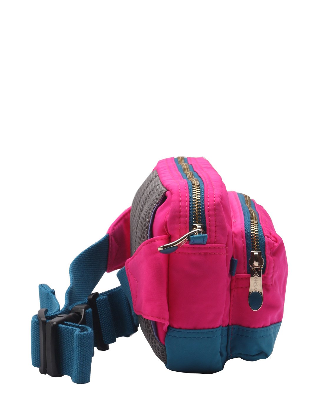 爱登堡时尚休闲简约生活防水轻便女士腰包ee816009-07j_唯品会