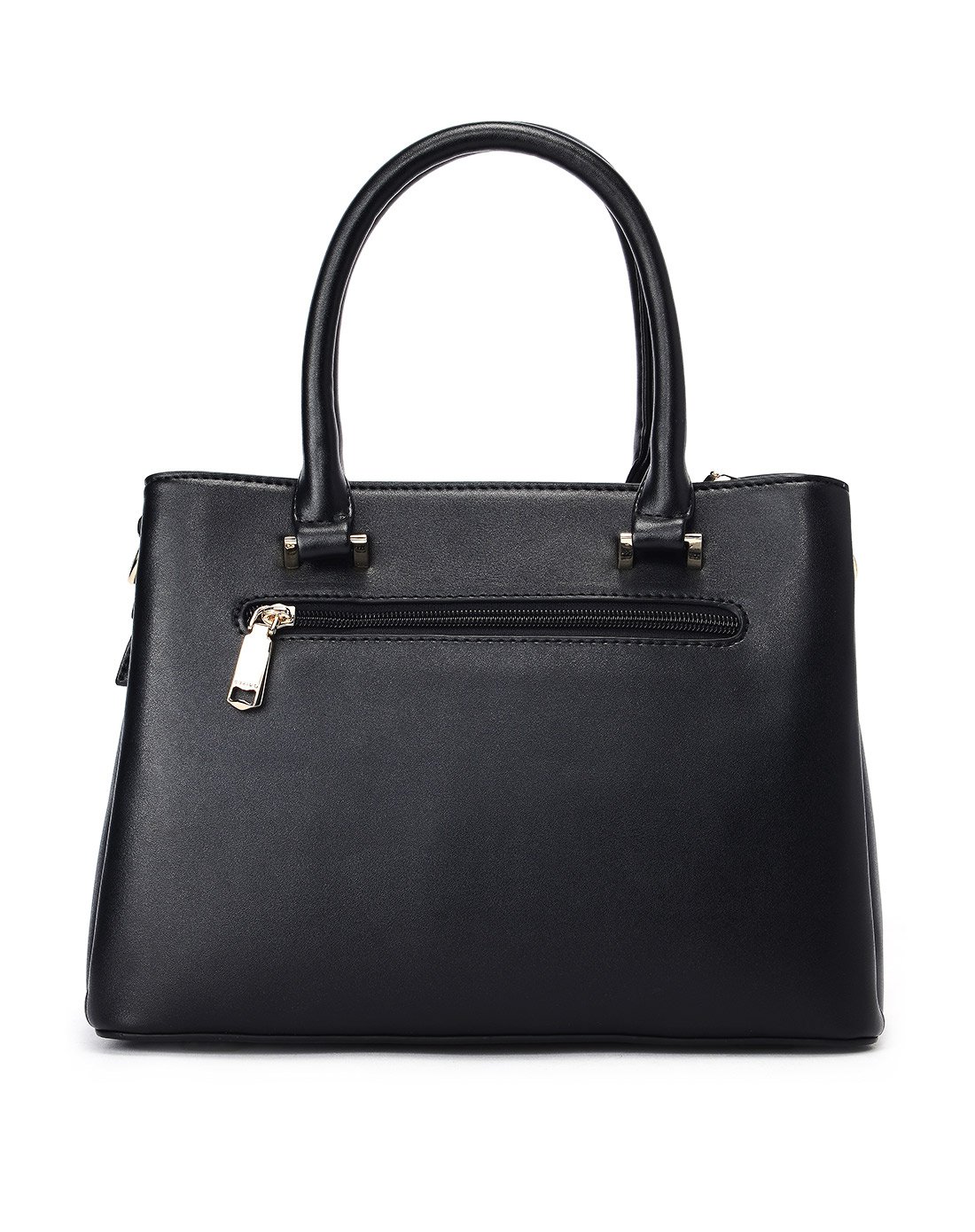 塞飞洛印花正梯形商务时尚女士手提包黑色