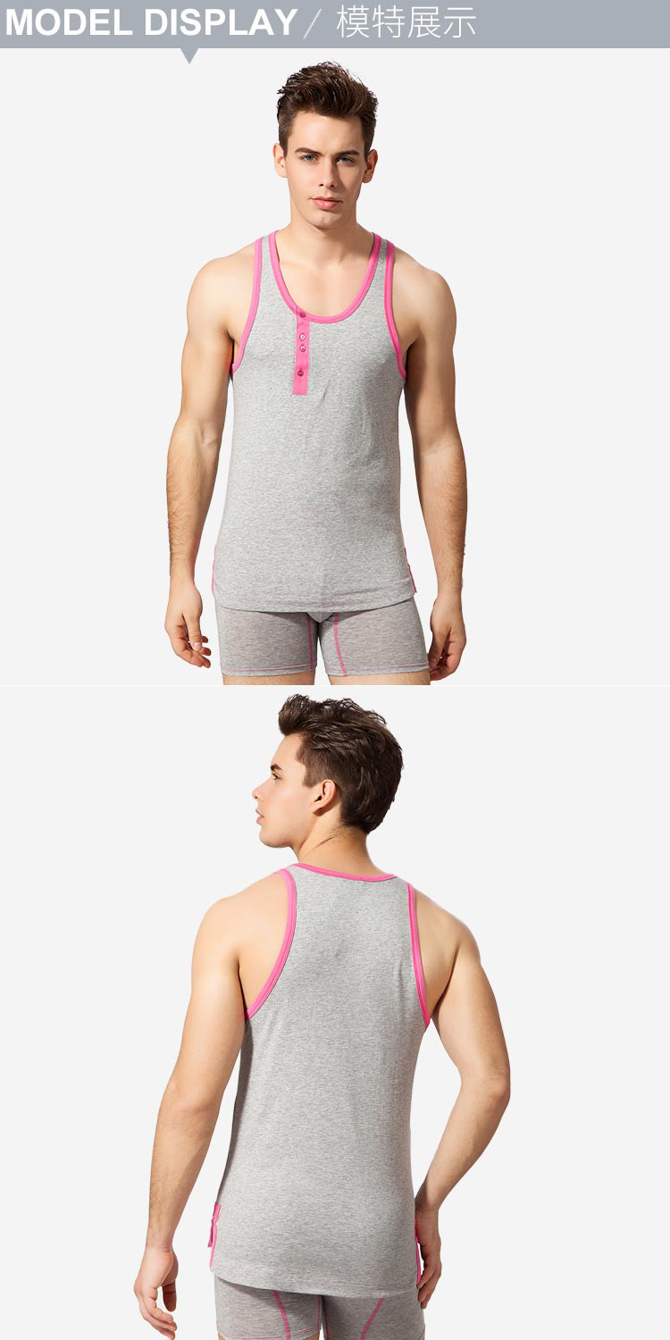 德国舒雅schiesser男女内衣schiesser/舒雅男士舒美棉圆领背心无袖