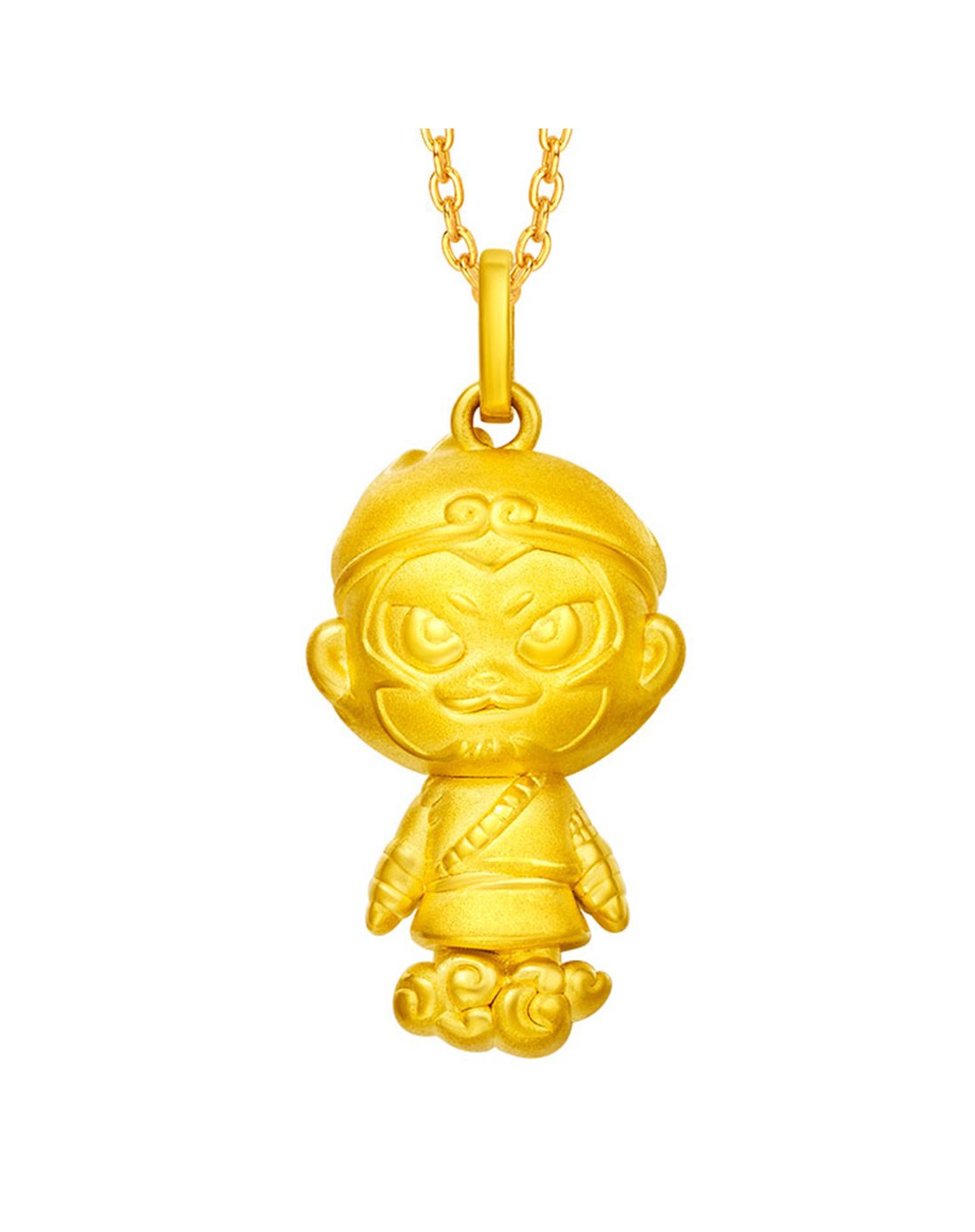 周大福 x西游记之三打猴年孙悟空足金黄金吊坠(定价)