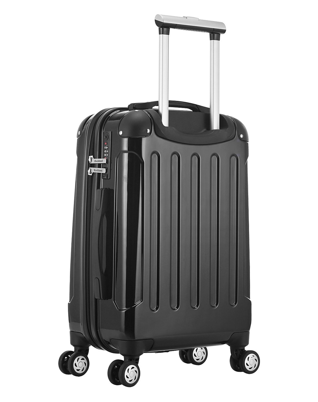 双层防暴拉链拉杆箱行李箱 商务简约旅行箱静音万向轮拉杆箱20寸 防撞