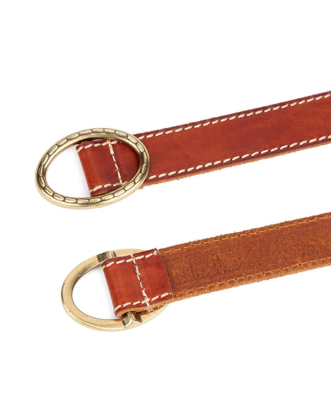 进口植鞣皮复古腰带真皮女式皮带