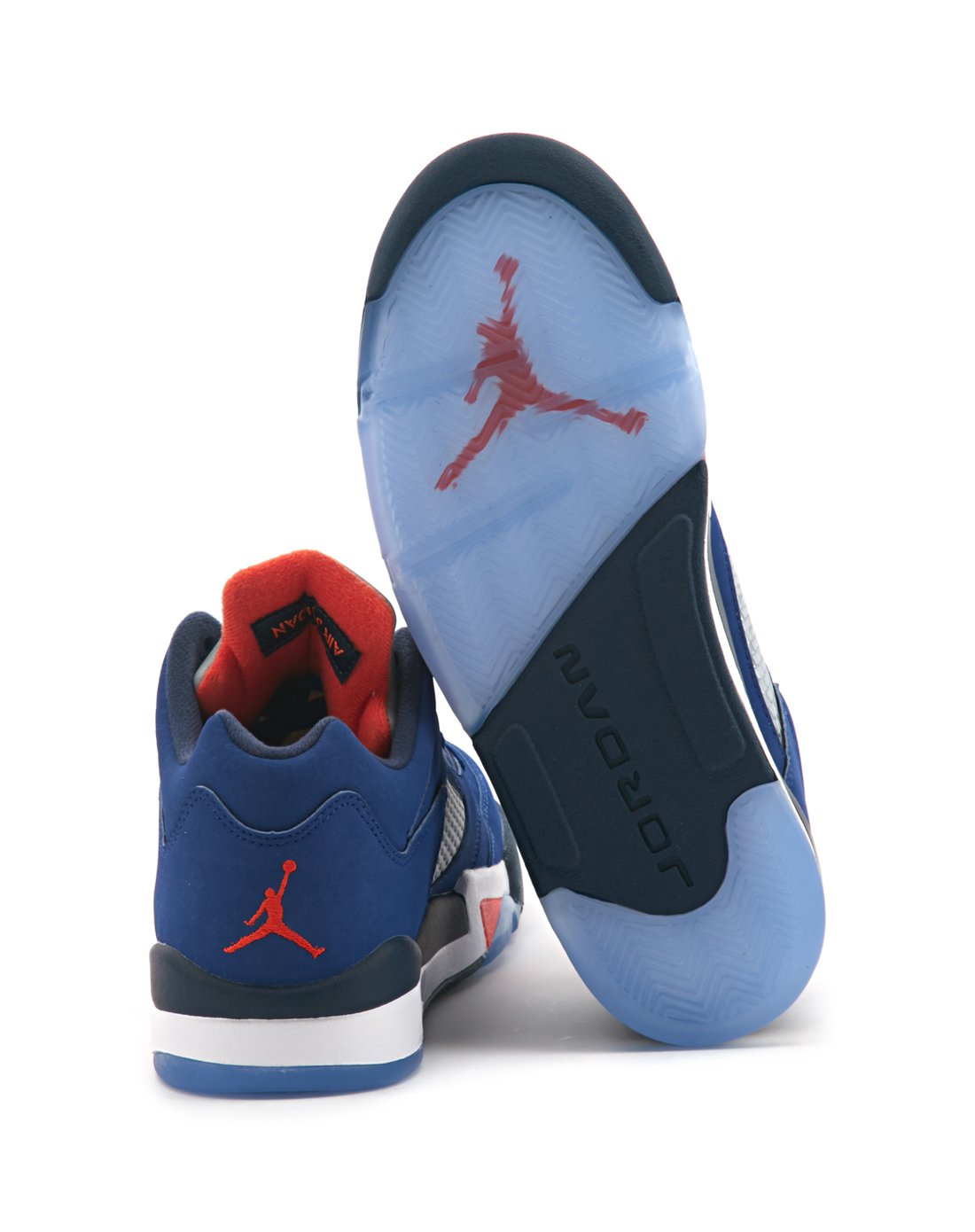 耐克nike air jordan 5 男款蓝色篮球鞋 乔丹系列
