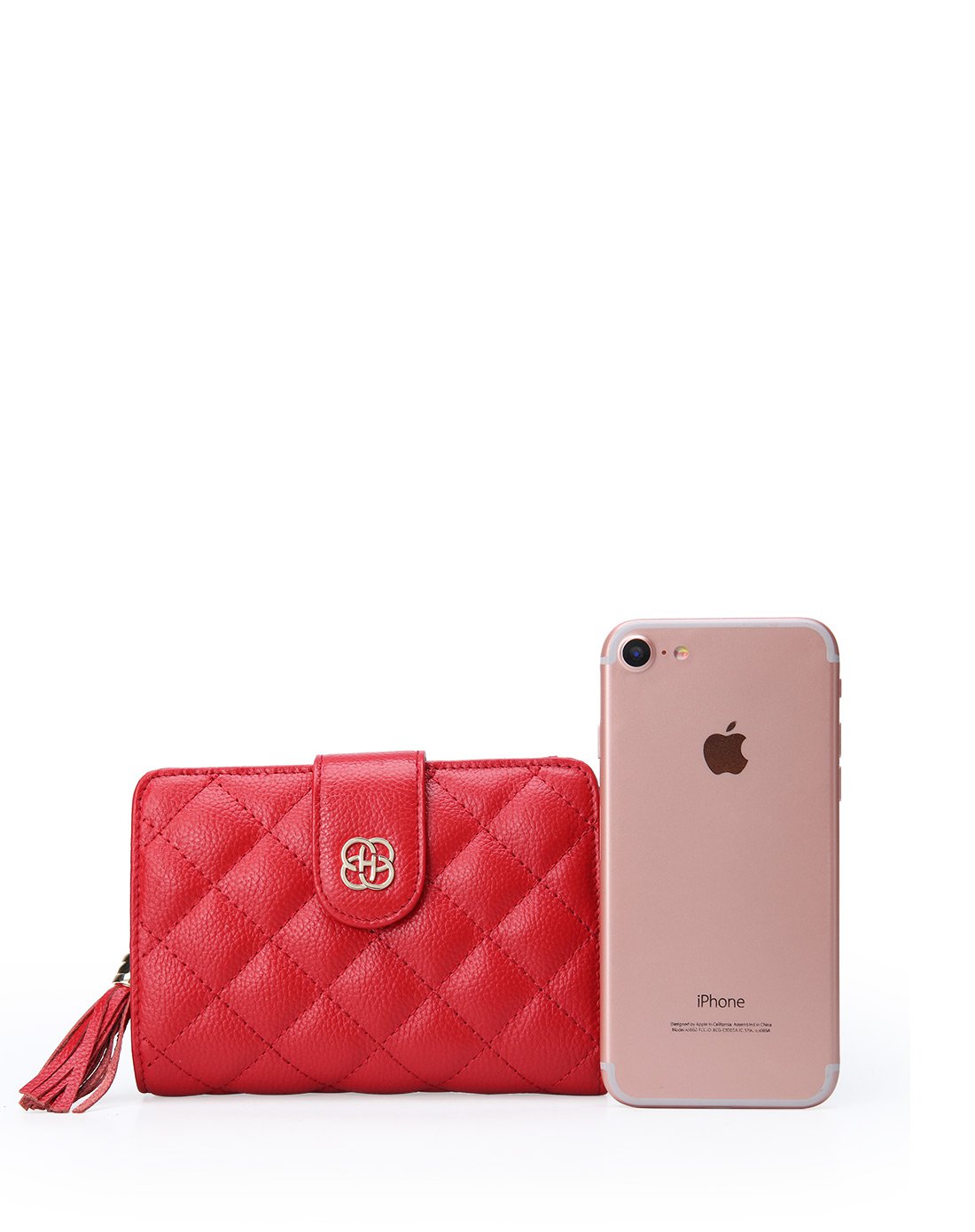 红谷钱包女拉链牛皮时尚钱夹短款女士钱包