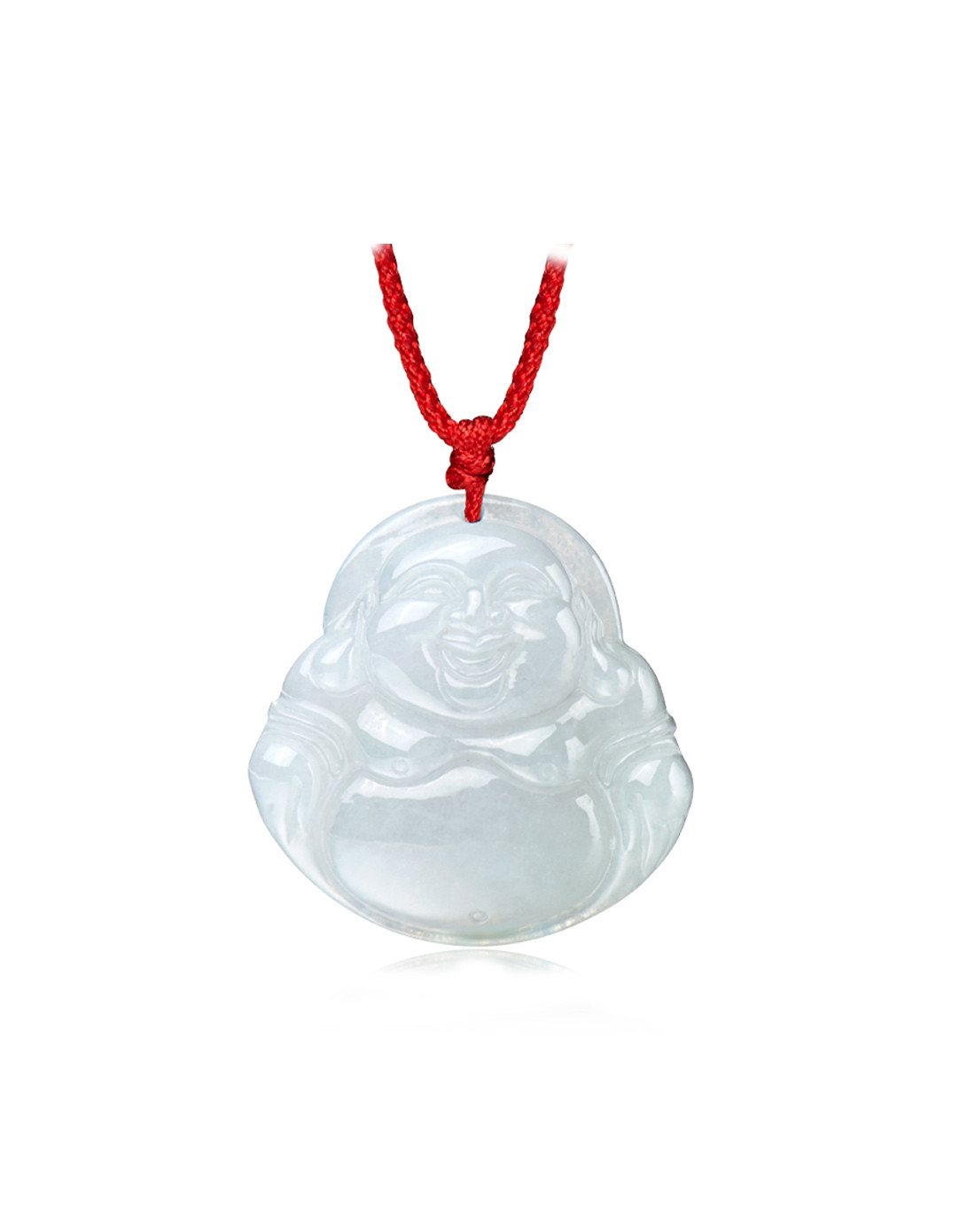 周大福 大气福态平安佛公天然翡翠吊坠(定价)