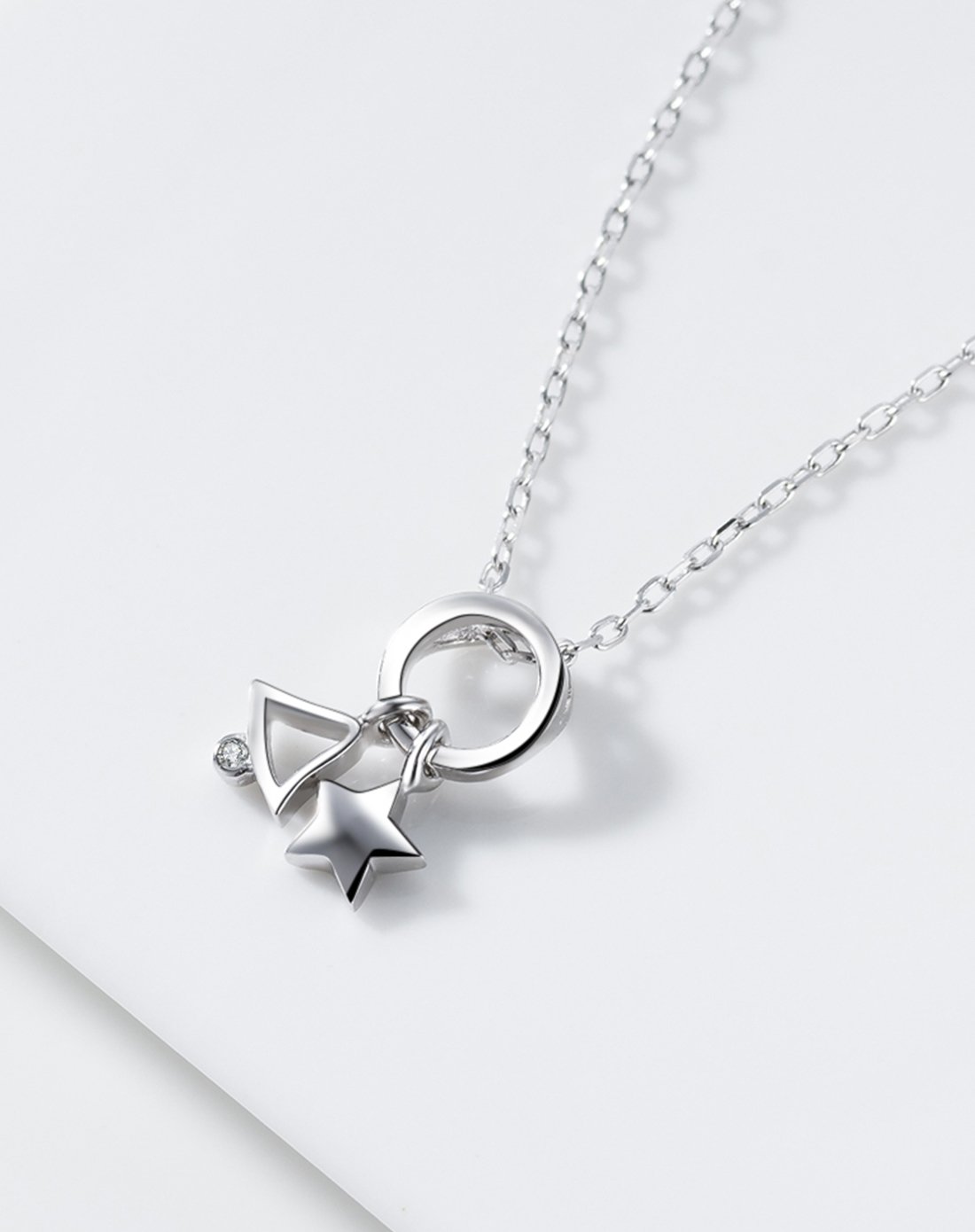 七度s925星聆时尚款银项链锁骨链