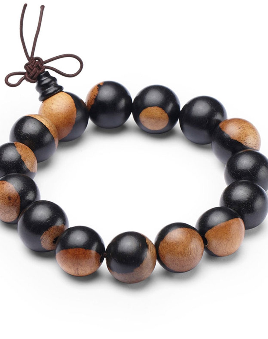黑檀阴阳木手链