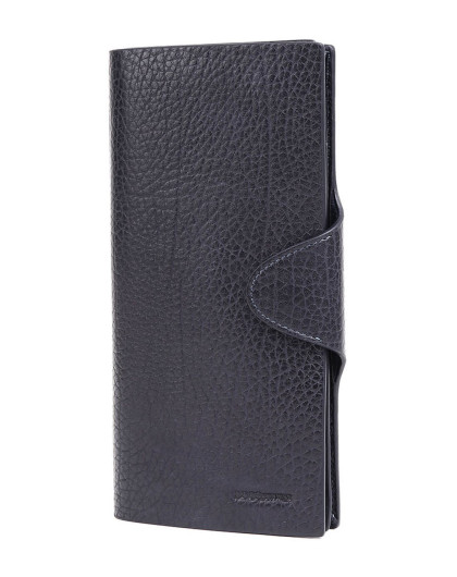 男款深蓝色英伦风时尚长包