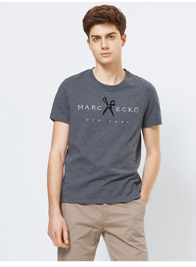 拉夏贝尔旗下marc ecko男装专场 男式字母印花针织短袖t恤 售后说明