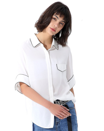 英伦风设计时尚翻领衬衫