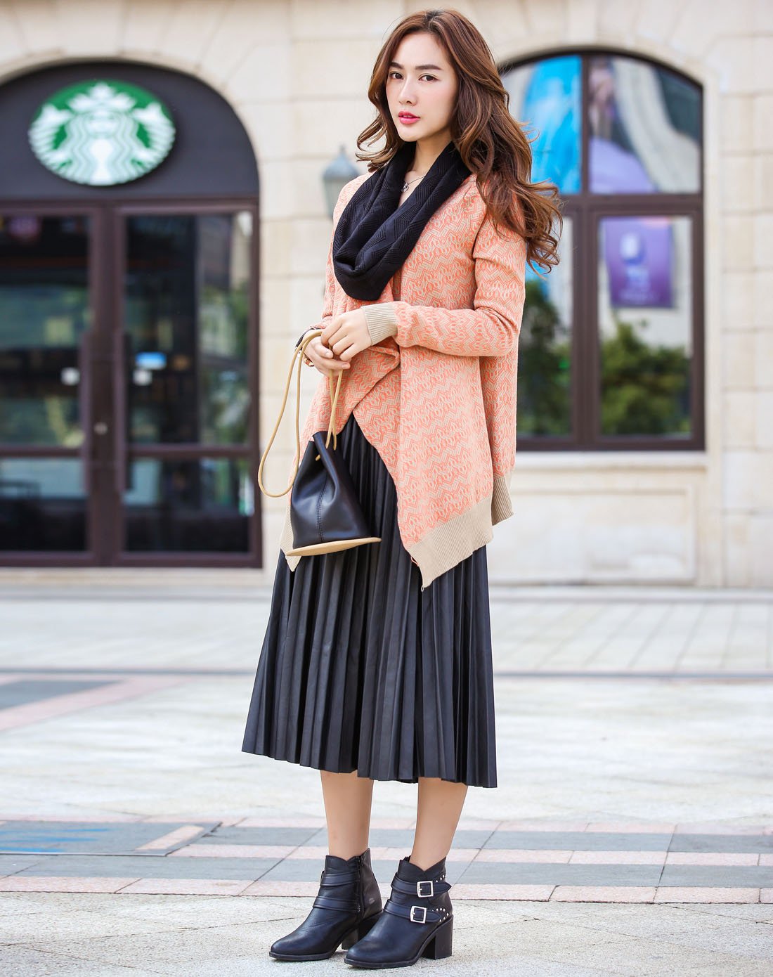 迹忆镂空纯色围脖ys007802_唯品会