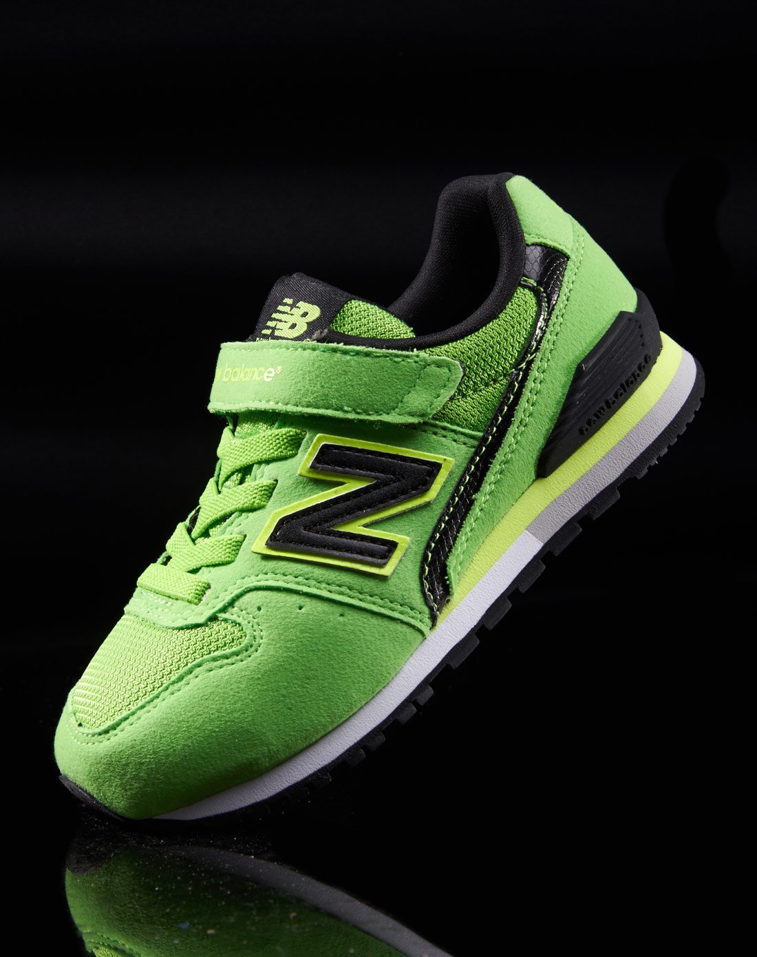 new balance缓震 男子中大童绿色运动鞋 996系列kv996mcy_唯品会