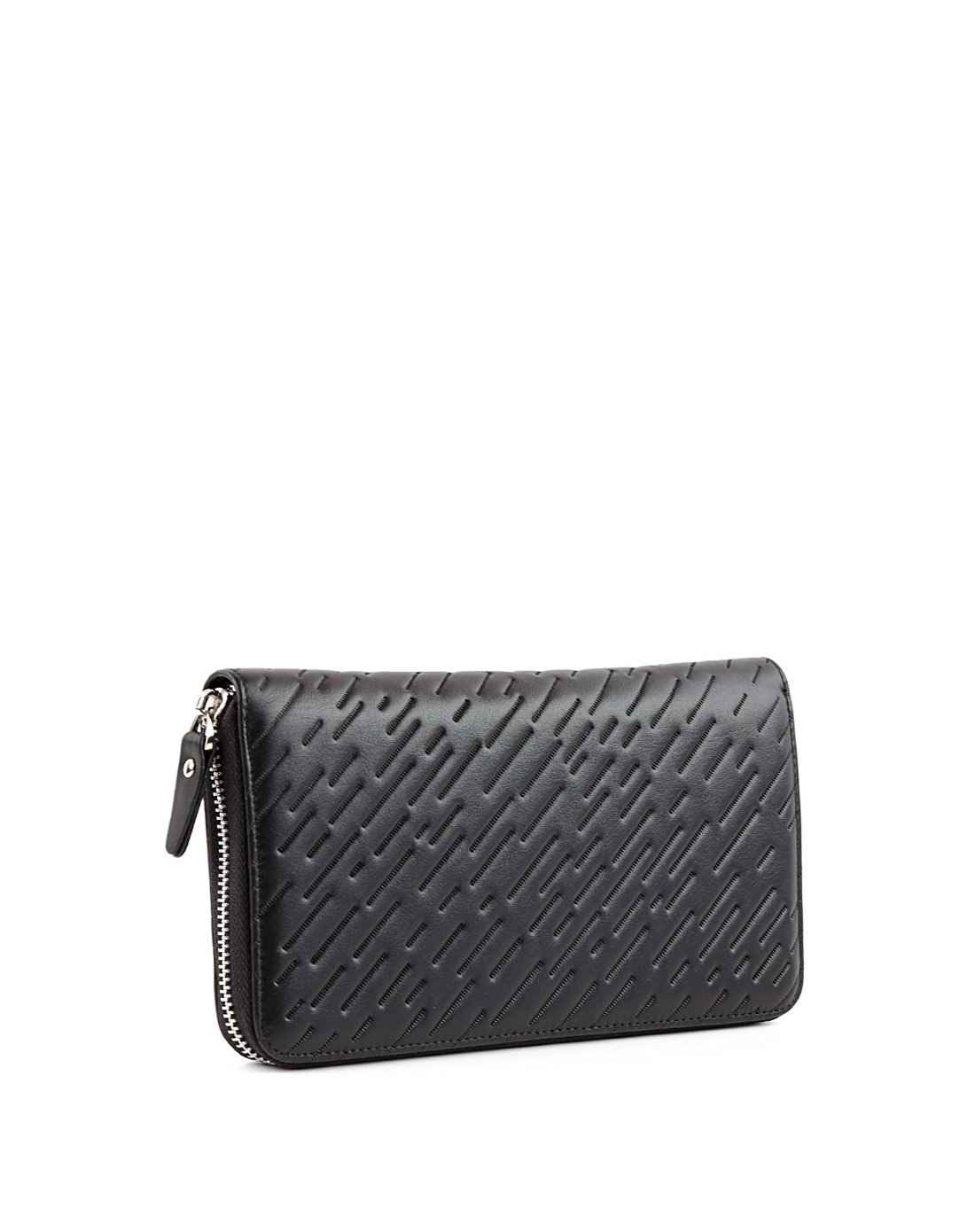 时尚牛头层皮革手拿包