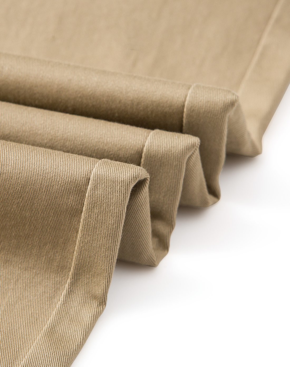 卡其棉修身九分纯色休闲裤